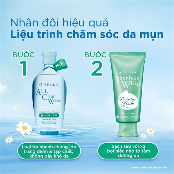 Nước Tẩy Trang Senka All Clear Water Acne Care