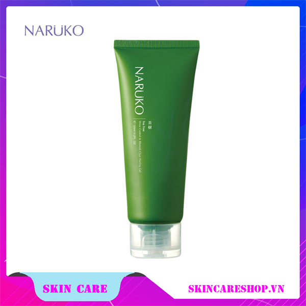 Gel Tẩy Tế Bào Chết Naruko Trà Tràm Tea Tree Shine Control And Blemish Clear Peeling Gel