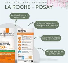 Sữa Chống Nắng La Roche-Posay Anthelios UVMUNE 400 Oil Control Fluid Cho Da Dầu Mụn