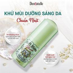 Lăn Khử Mùi Soft Stone W Double Deodorant Color Control Đá Khoáng Xanh 20g