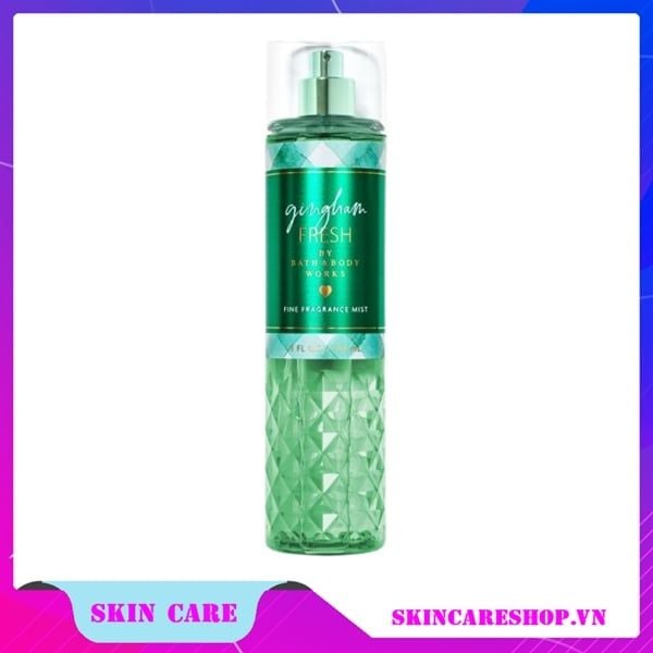 Xịt Thơm Bath & Body Works GingHam Fresh Fine Fragrance Mist 236ml