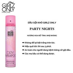 Dầu Gội Khô Girlz Only 200ml