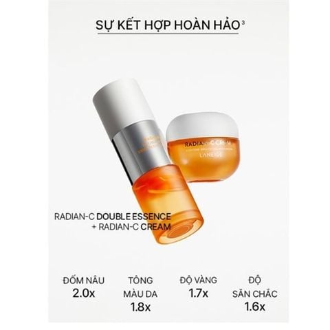 Tinh Chất Phục Hồi và Dưỡng Sáng Da Chuyên Sâu Laneige Radian-C Double Active Brightening Essence 30g