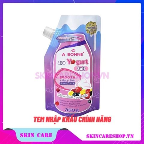 Muối Tắm Tẩy Tế Bào Chết Làm Mịn Sáng Da A Bonne Spa Yogurt Salt 350g