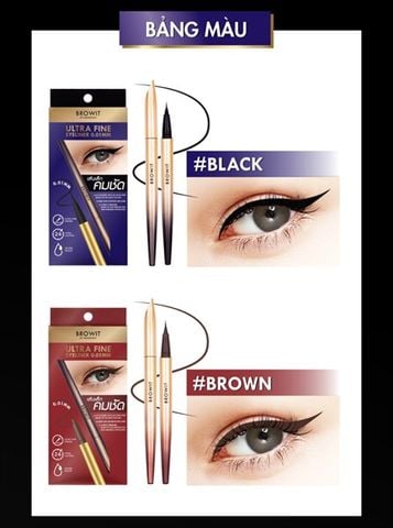 Bút Kẻ Mắt Nước Browit Nongchat Ultra Fine Eyeliner