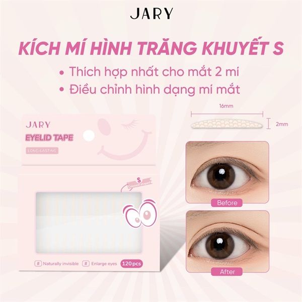 Miếng Dán Kích Mí Jary Eyelid Tape 40 Miếng