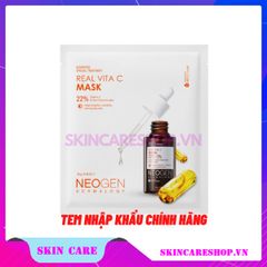 Mặt Nạ Neogen Serum X3 Dưỡng Trắng Mờ Thâm Neogen Real Vita C Mask 22% 28g