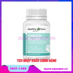 Viên Uống Bổ Não Ginkgo biloba 2000 health care 100viên