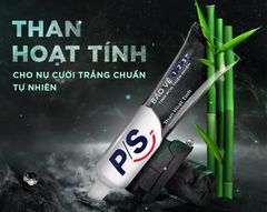 Kem Đánh Răng P/S Than Hoạt Tính Trắng Răng Tự Nhiên 230g