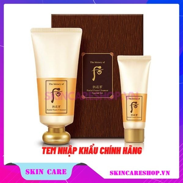 Sữa Rửa Mặt Dịu Nhẹ The History Of Whoo Gongjinhyang Facial Cleansing Foam