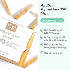 Ampoule Dưỡng Sáng Đều Màu Da, Giảm Đốm Sắc Tố - MartiDerm Pigment Zero DSP Bright 30 ống