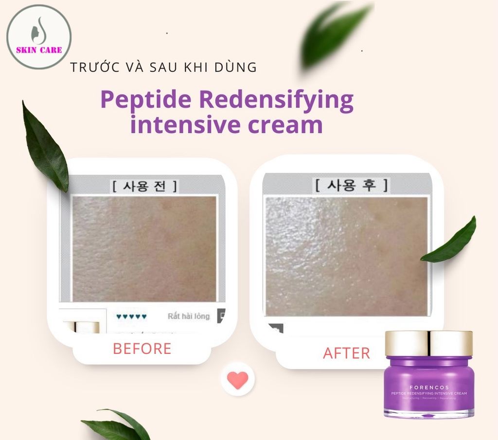 Kem Dưỡng Da Ban Đêm Forencos Peptide Redensifying Intensive Cream
