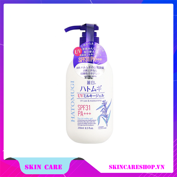 Sữa Dưỡng Thể Chống Nắng Hatomugi SPF31 PA+++ 250ml