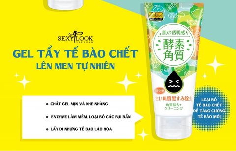 Gel Tẩy Da Chết Lên Men Tự Nhiên SexyLook Enzyme Exfoliating Gel 120g