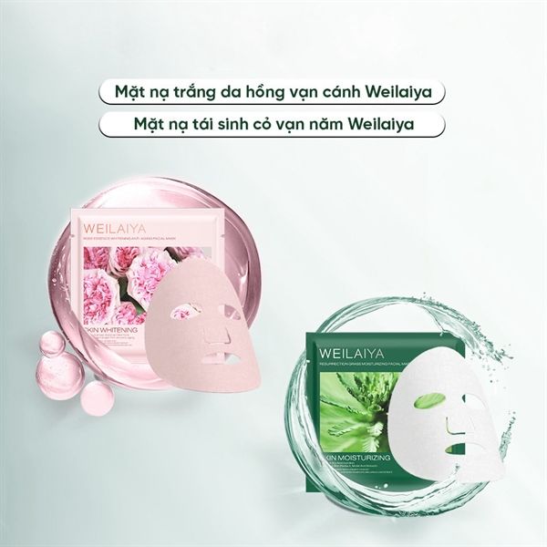 Mặt Nạ Weilaiya Rose Essence Whitening Anti – Aging Facial Mask 28ml