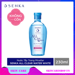 Nước tẩy trang Senka All Clear Water Micellar Formula White