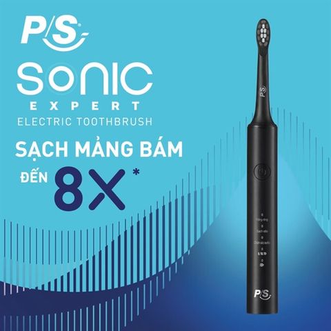 Bàn Chải Điện Sạch Mảng Bám Gấp 8 Lần P/S Sonic Expert
