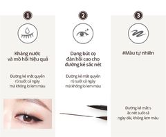Bút Kẻ Mắt Nước Lâu Trôi Innisfree Powerproof Brush Liner 0.6g