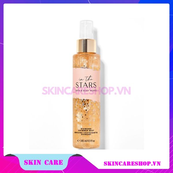 Xịt Thơm Có Nhũ Bath & Body Works Diamond Shimmer Mist In The Stars 146ml
