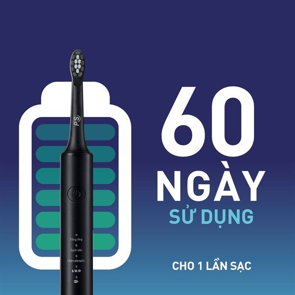 Bàn Chải Điện Sạch Mảng Bám Gấp 8 Lần P/S Sonic Expert