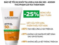 Kem Chống Nắng La Roche-Posay Anthelios Dry Touch Finish Mattifying Effect SPF50+ 50ml