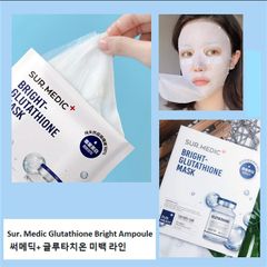 Mặt Nạ Làm Sáng Da Sur.Medic+ Bright Glutathione Mask 30g