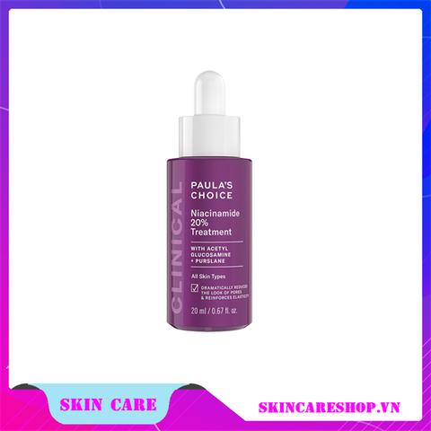 Tinh Chất Dưỡng Da Se Khít Lỗ Chân Lông Paula's Choice Niacinamide 20% Treatment 20ml