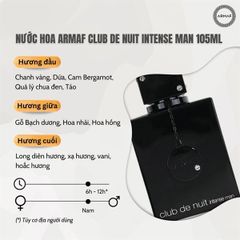Nước Hoa Armaf Club De Nuit Intense For Man EDT 105ml