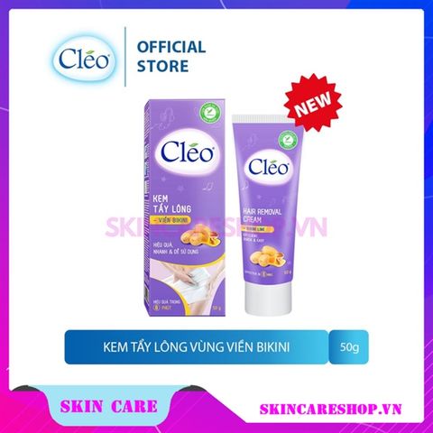 Kem Tẩy Lông Viền Bikini Cleo Từ Khoai Tây & Mật Ong 50g