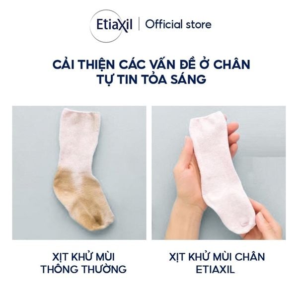 Xịt Khử Mùi EtiaXil Ngăn Mồ Hôi & Giảm Mùi Hôi Chân 100ml