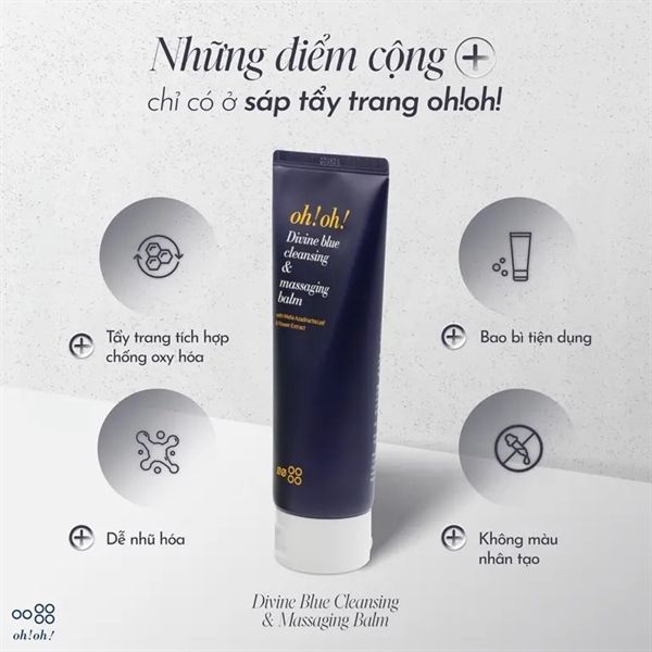 Sáp Tẩy Trang Oh!Oh! Divine Blue Cleansing & Massaging