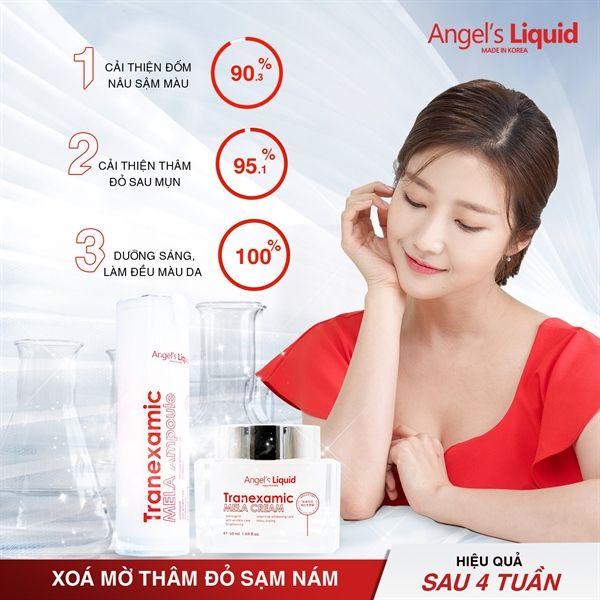 Kem Dưỡng Mờ Nám Chuyên Sâu Angel's Liquid Tranexamic Mela Cream