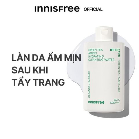 Nước Tẩy Trang innisfree Green Tea Amino Hydrating Cleansing Water 320ml