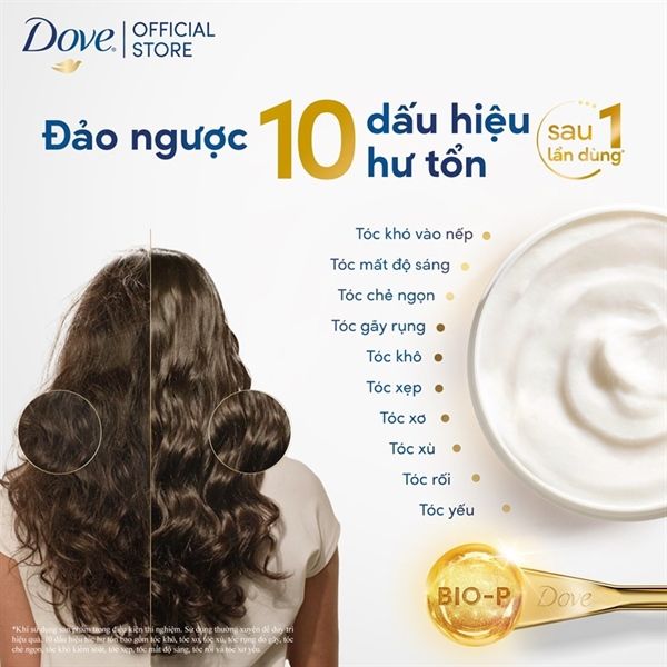 Kem Ủ Dove Phục Hồi Hư Tổn Hyaluronic Acid và Ceramide Hũ 300ml