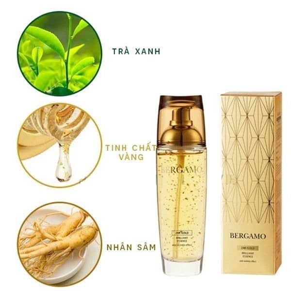 Tinh chất dưỡng da Bergamo Vita chiết xuất vàng 24K 110ml