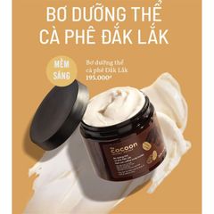 Bơ Dưỡng Thể Cà Phê Đắk Lắk Cocoon Dak Lak Coffee Body Butter 200ml