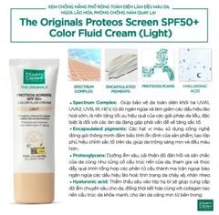Kem Chống Nắng Làm Đều Màu Da MartiDerm The Originals Proteos Screen SPF50+ Color Fluid Cream 40ml