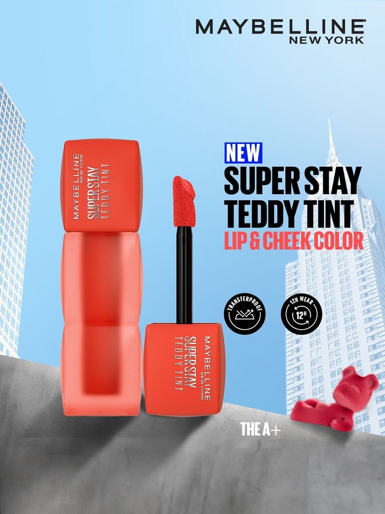 Son Kem Lì Maybelline Teddy Tint Superstay