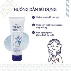 Sữa Rửa Mặt Hatomugi Moisturizing & Facial Washing The Facial Foam