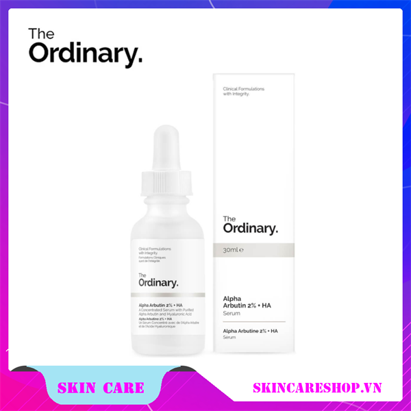 Tinh Chất Dưỡng Trắng Mờ Thâm Nám The Ordinary Alpha Arbutin 2% + HA 30ml