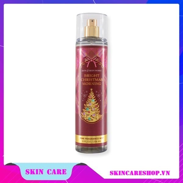 Xịt Thơm Bath & Body Works Bright Christmas Morning Mini Body Spray 75ml