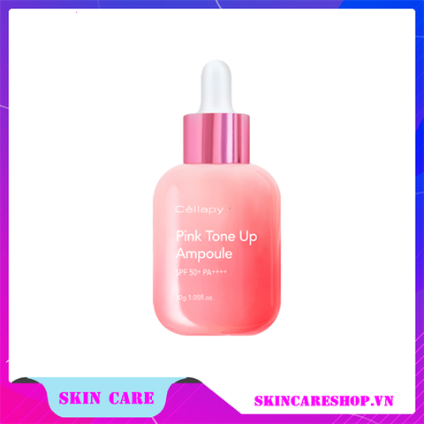 Tinh Chất Dưỡng Trắng Cellapy Pink Tone Up Ampoule SPF 50+ PA++++ 30g