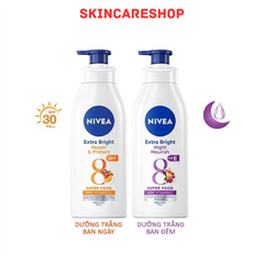 Sữa dưỡng thể Nivea Extra Bright Night Nourish 350ml