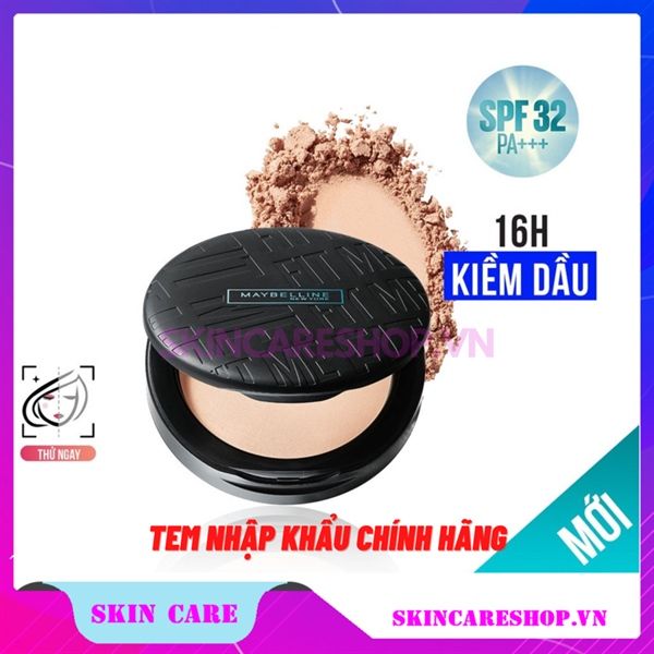 Phấn Nền Dạng Nén Maybelline Fit Me Matte Poreless Powder SPF28 PA+++ 6g