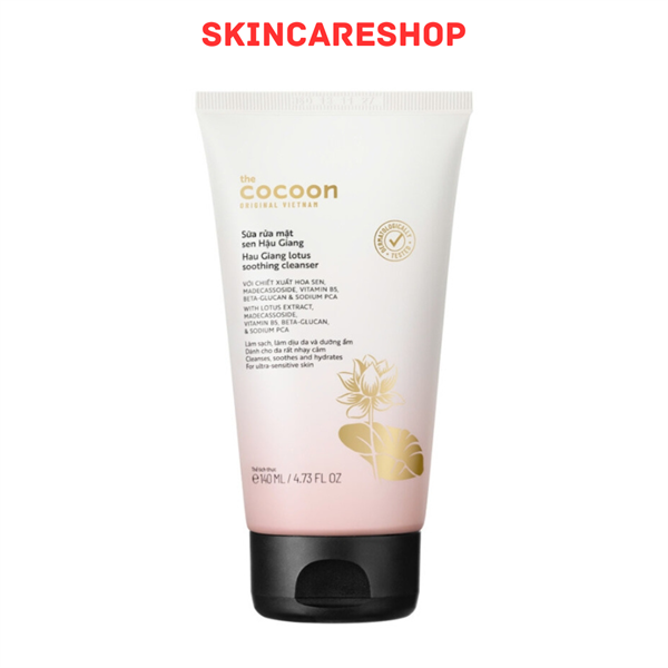 Sữa Rửa Mặt Cocoon Sen Hậu Giang 140ml