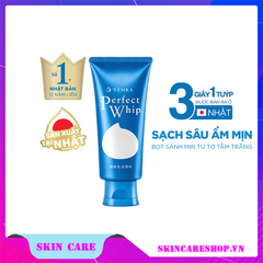Sữa rửa mặt với bọt tơ tằm trắng Senka Perfect Whip