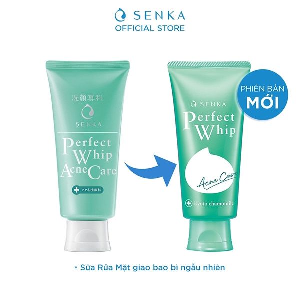 Sữa rửa mặt trị mụn Senka Perfect Whip Acne Care 100g