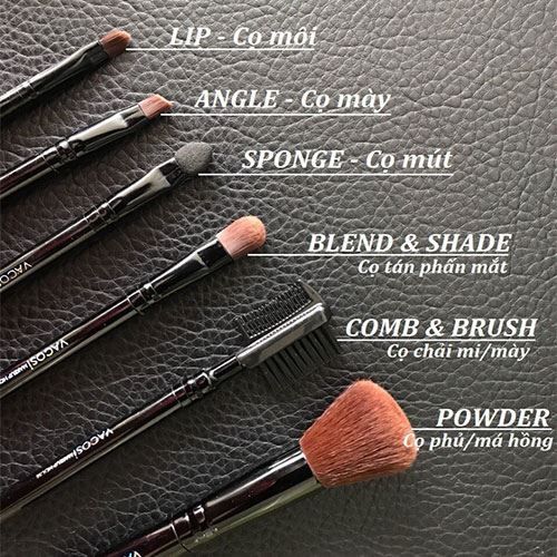 Hộp Cọ 6 Cây Vacosi My Darling Travel Brush Set BC23