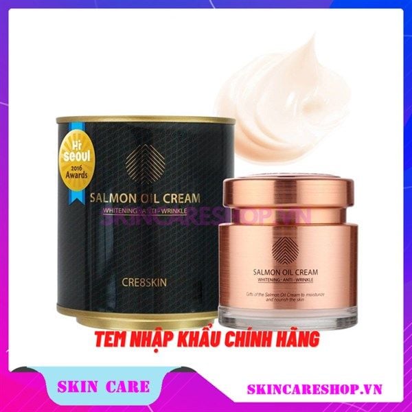 Kem Dưỡng Dầu Cá Hồi Cre8skin Salmon Oil Cream 80gr