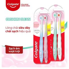 Bộ Đôi Bàn Chải Đánh Răng Colgate Cushion Clean